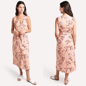Joie | NWT Ethelda Floral Linen Midi Dress M